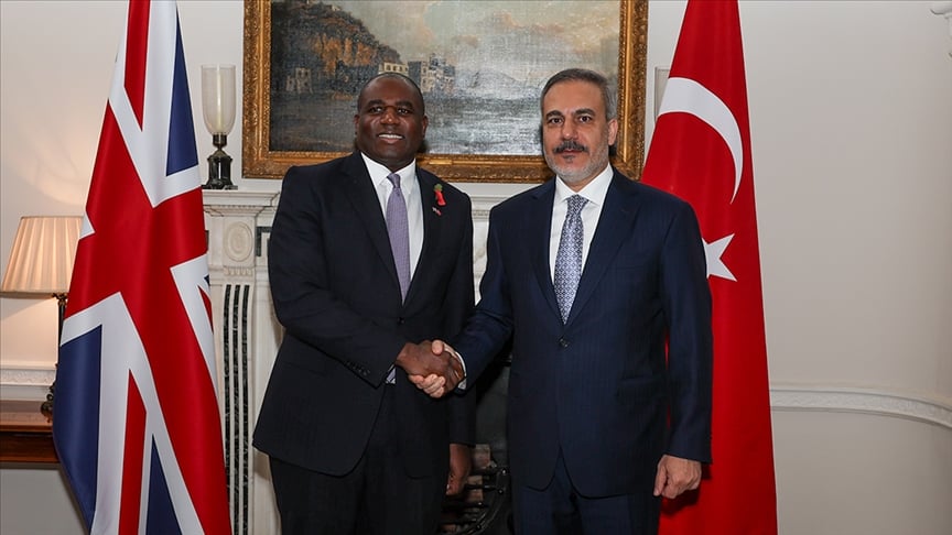 Dışişleri Bakanı Hakan Fidan ile İngiltere Dışişleri Bakanı David Lammy - AA