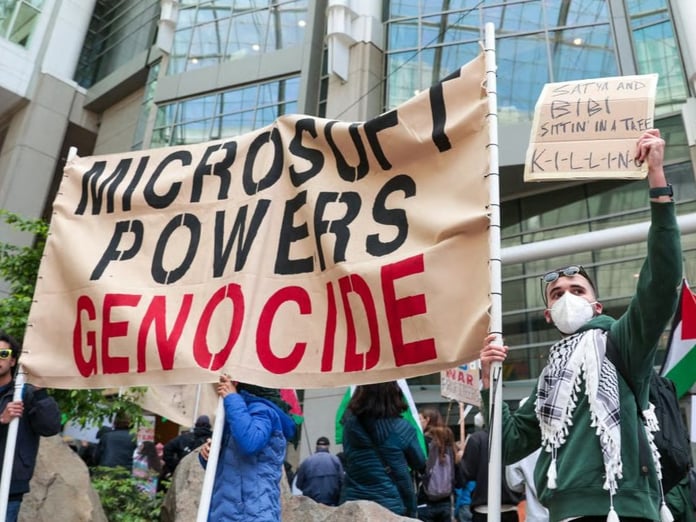 Microsoft çalışanlarından Gazze eylemi