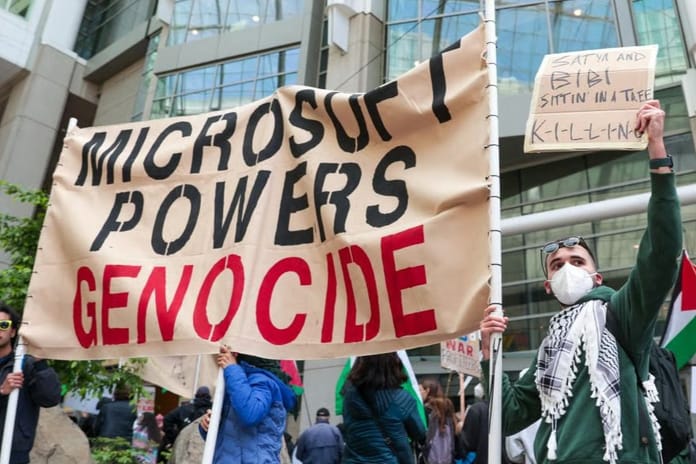 Microsoft çalışanlarından Gazze eylemi