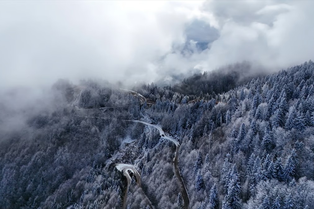 Rize ve Artvin beyaza büründü
