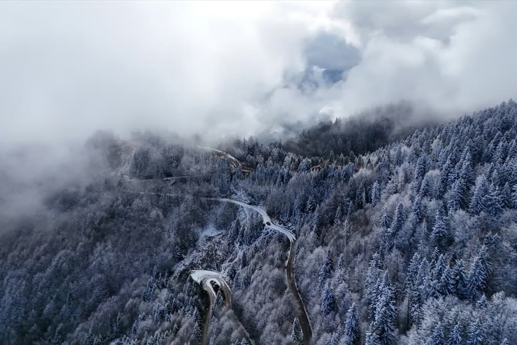 Rize ve Artvin beyaza büründü