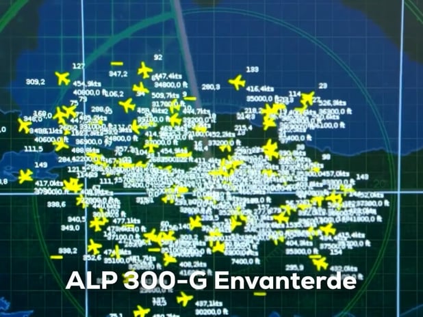 ALP-300G AESA Radar 460 kilometre menzilde çoklu hedefleri eş zamanlı takip etti