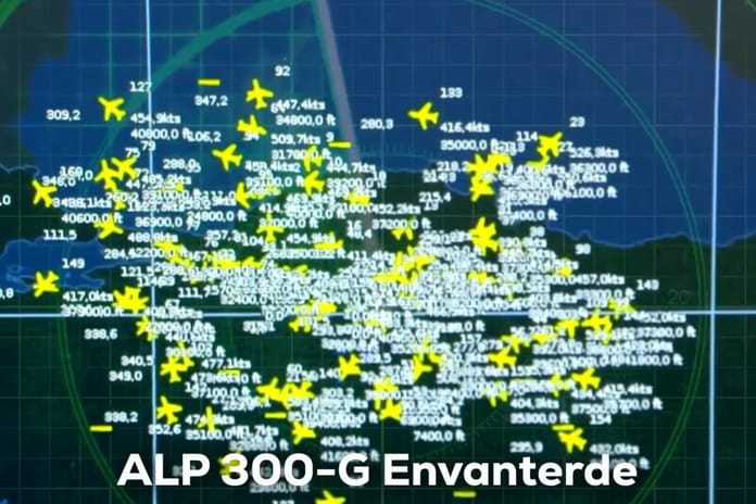 ALP-300G AESA Radar 460 kilometre menzilde çoklu hedefleri eş zamanlı takip etti