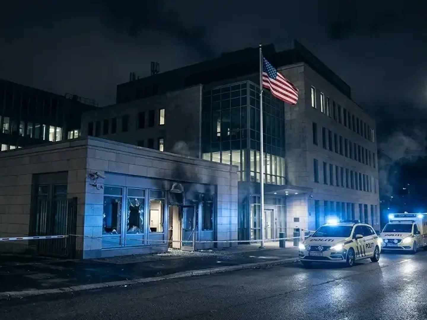 Oslo'daki ABD Büyükelçiği'nde patlama