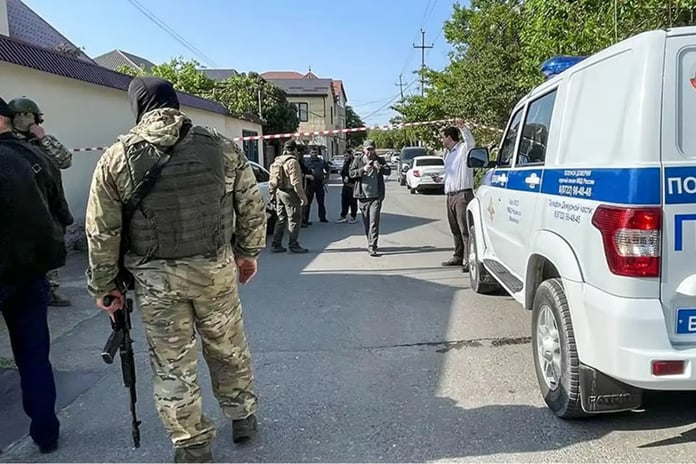 Mahaçkale'de devriye aracına silahlı saldırı düzenlendi: 2 ölü