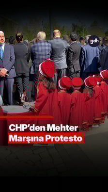 CHP İl Yönetimi Mehter Marşına sırtını döndü.