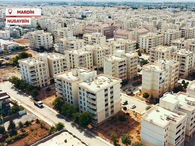 Bakan Kurum yeniden imar edilen Nusaybin'in görüntülerini paylaştı