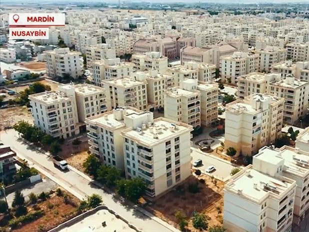 Bakan Kurum yeniden imar edilen Nusaybin'in görüntülerini paylaştı