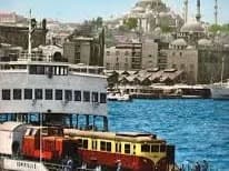 Boğaziçi'nde tren gemisi