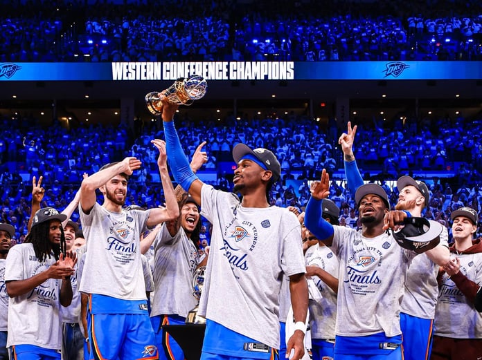 12 yıllık hasret sona erdi: Oklahoma City Thunder, Batı Konferansı'nı domine ederek NBA Finali biletini kaptı