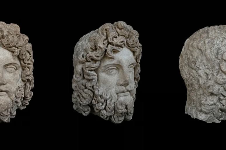 "Sağlık tanrısı Asklepios"un 1800 yıllık heykeli bulundu