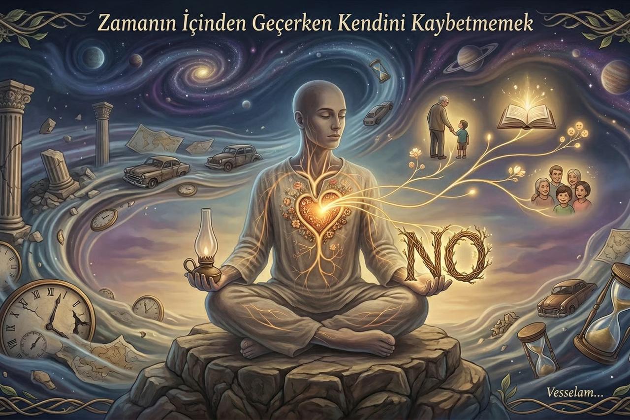 Zamanın içinden geçerken kendini kaybetmemek