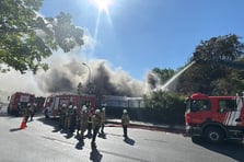 İSKİ'ye ait arıtma tesisinde yangın çıktı