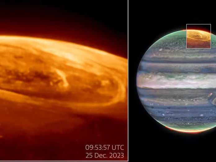 James Webb, Jüpiter'in kutup ışıklarının nasıl oluştuğuna dair veriler sunuyor