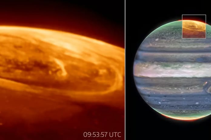 James Webb, Jüpiter'in kutup ışıklarının nasıl oluştuğuna dair veriler sunuyor