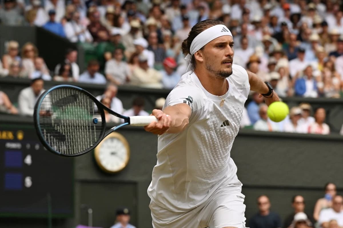 Zverev kariyerinde ilk kez Wimbledon finalinde
