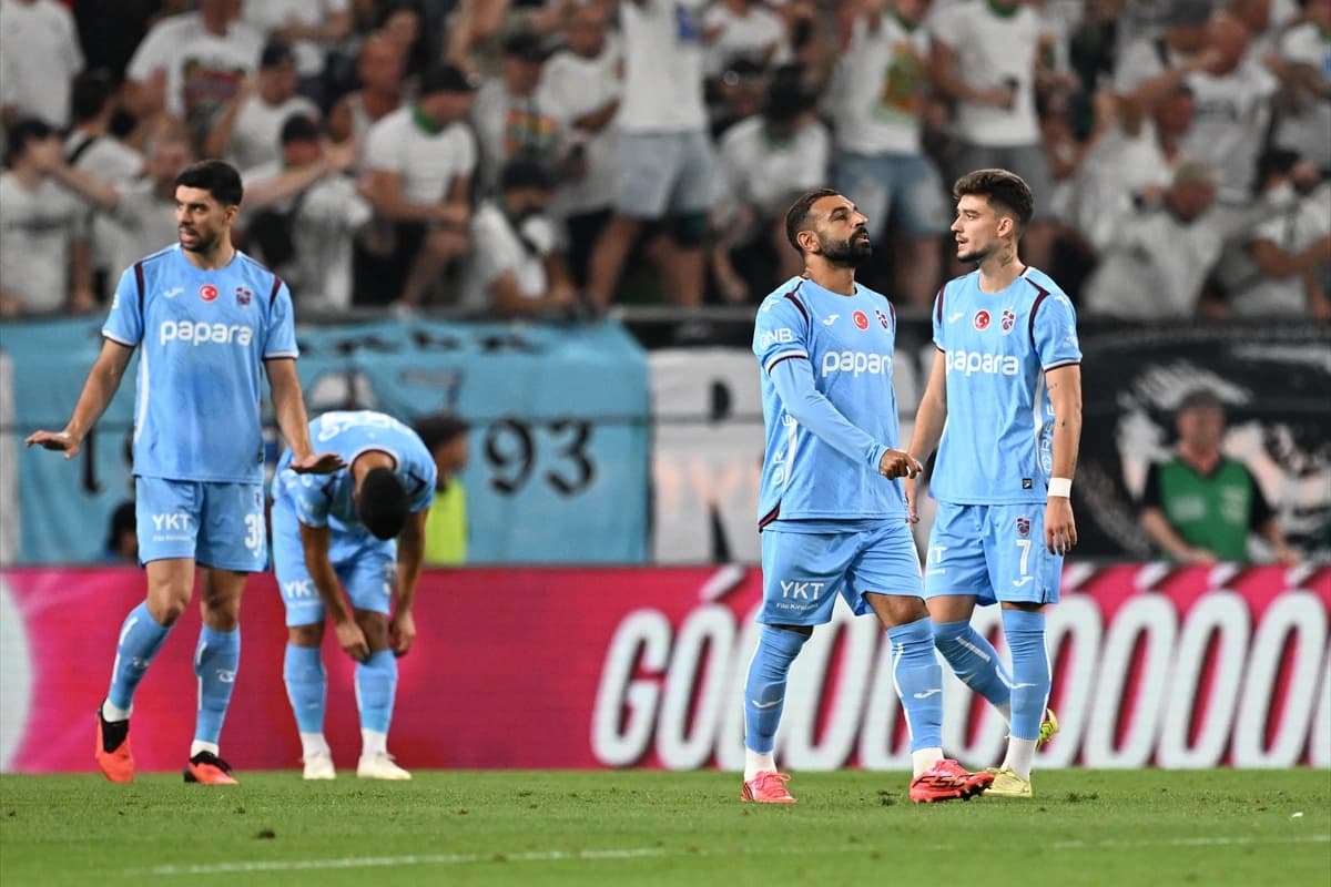Trabzonspor Avrupa Ligi'ne veda etti