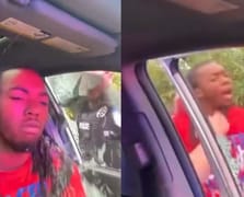 ABD polisi farlarını yakmayan sürücüyü darp etti