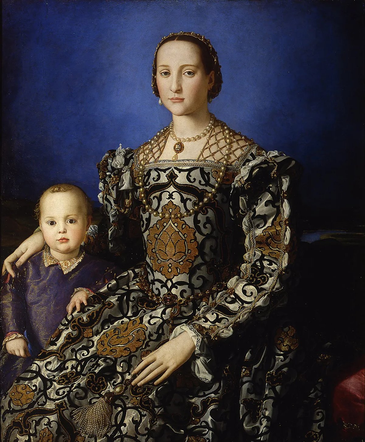 Bronzino'nun 1545 civarında yaptığı Eleonora di Toledo portresi, Floransa'nın siyasi ve ekonomik yeniden doğuşunun bir sembolü olarak görülebilir.