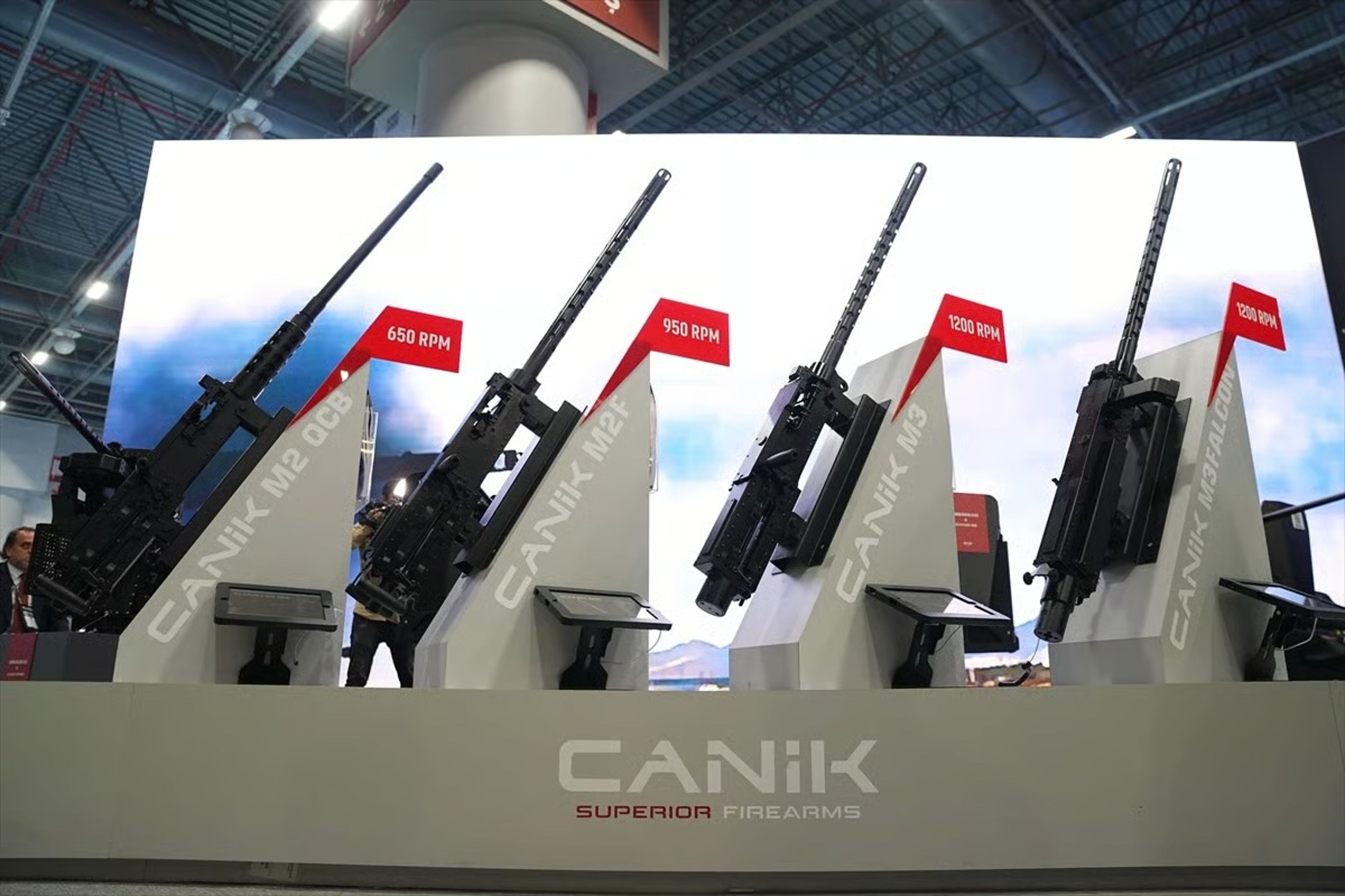 Dron tehditlerine karşı geliştirilen ağır makineli tüfek CANiK M3 FALCON'da ihracat başladı