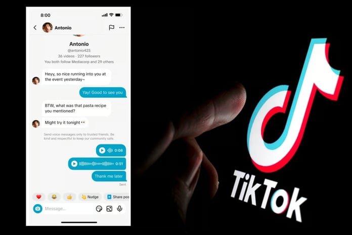 TikTok DM'de artık sesli mesaj ve fotoğraf gönderilebilecek