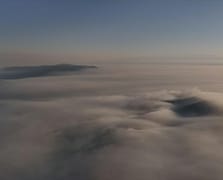 Bursa'da yangın dumanı bulutu havadan böyle görüntülendi