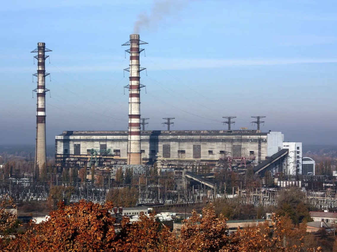 Russia Hits Key Thermal Plant Near Kyiv