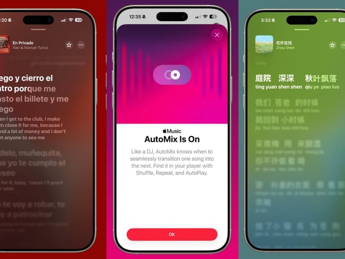 iOS 26 ile Apple Music yenileniyor: Şarkı çevirisi, AutoMix, lirik telaffuzu