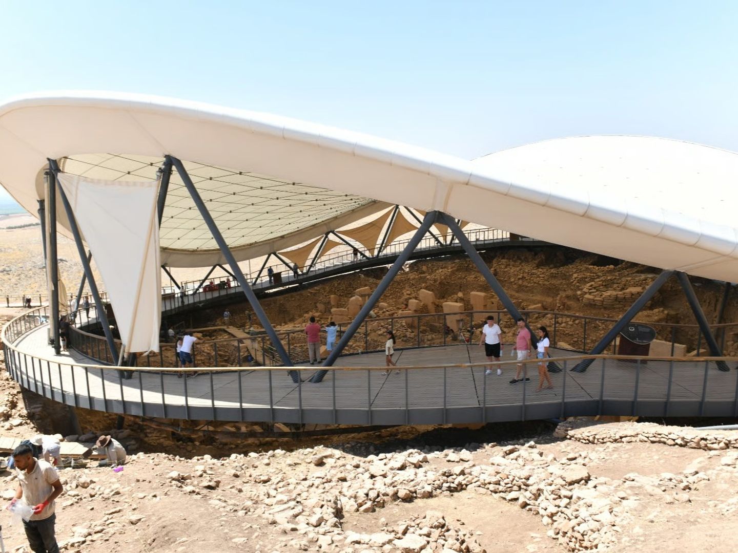 Göbeklitepe yeni yüzüyle turizme hazırlanıyor