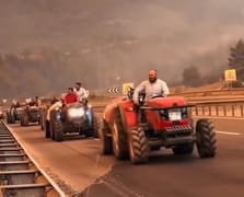 İznikli çiftçiler yangın söndürme çalışmalarına destek olmaya gitti