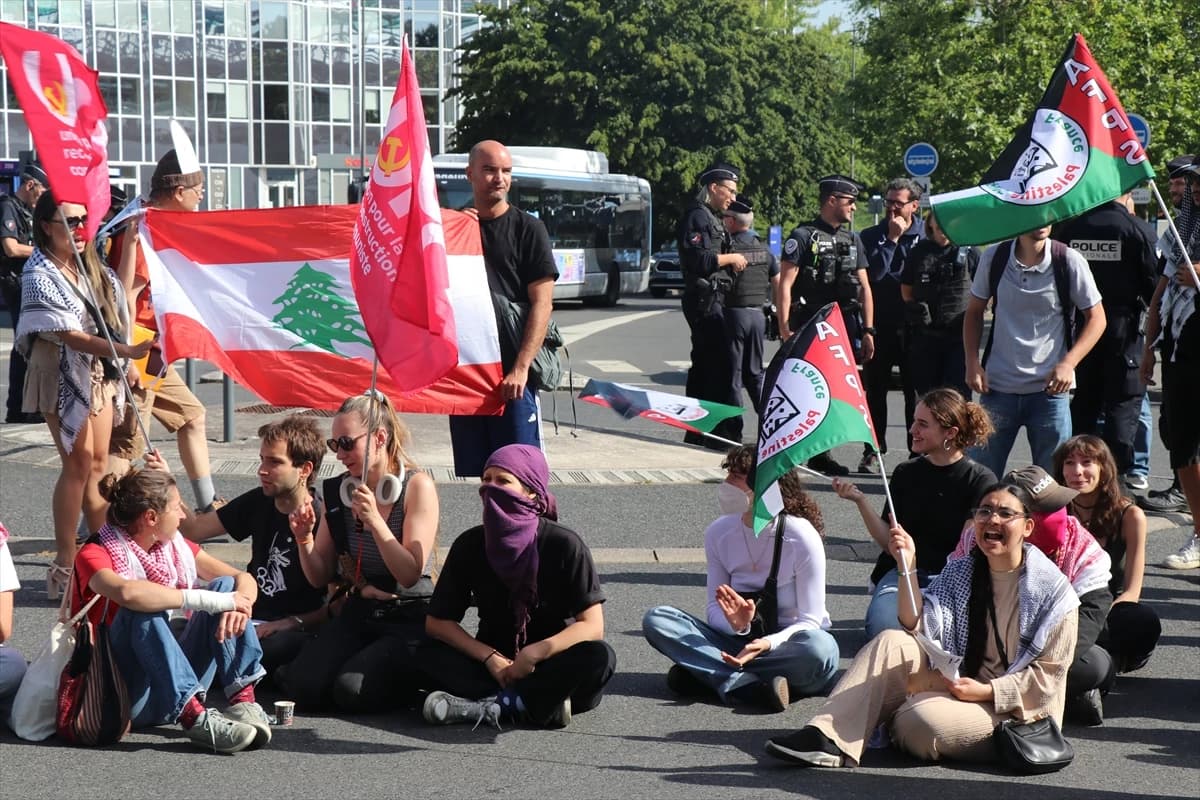 Eurosatory fuarına İsrail protestosu damgavurdu
