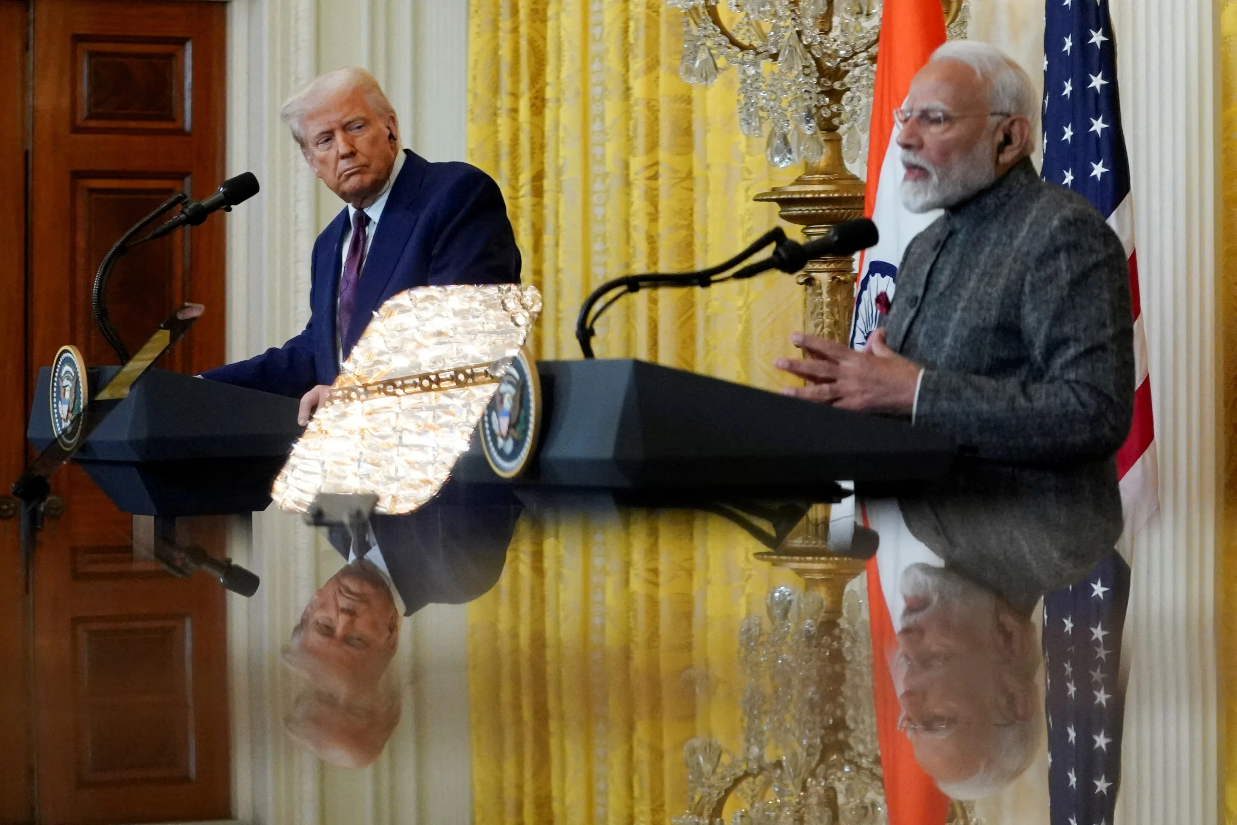Trump Says Modi Vowed to End India’s Russian Oil Purchases