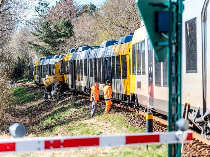 Danimarka'da tren kazası meydana geldi