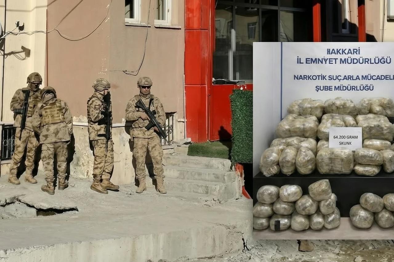 Hakkari merkezli uyuşturucu operasyonu: Aralarında başkomiserin de bulunduğu 4 kişi tutuklandı