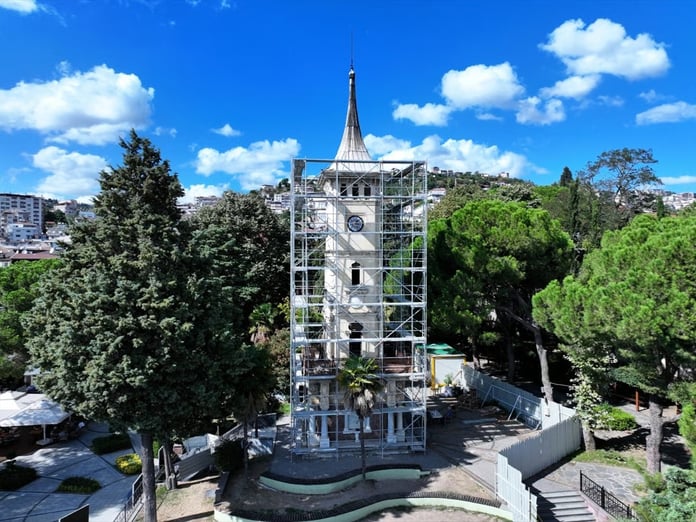 Kocaeli'nin tarihi simgesi saat kulesi restore ediliyor