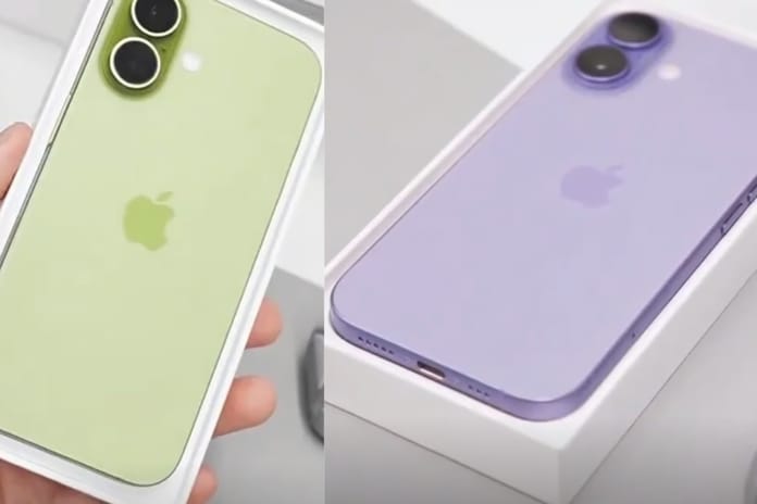 iPhone 17 yeşil ve mor renkleriyle geliyor
