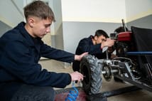 Ankara'da meslek liseliler çapa motorlu Gokart yaptı