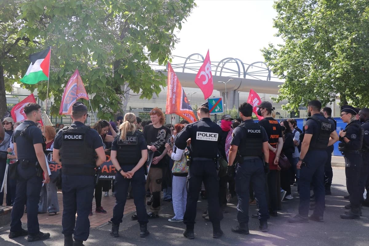 Eurosatory fuarına İsrail protestosu damgavurdu