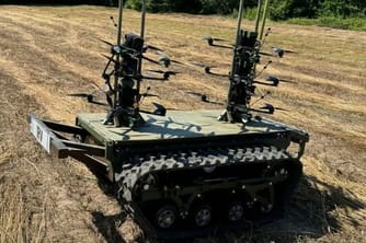 Ukraine Unveils Black Widow Robot To Launch FPV Drones