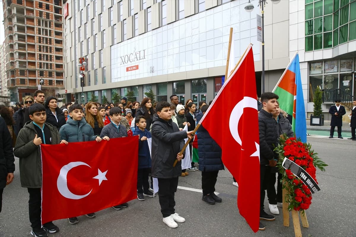 Azerbaycan'da Hocalı şehitleri için anma törenleri düzenlendi
