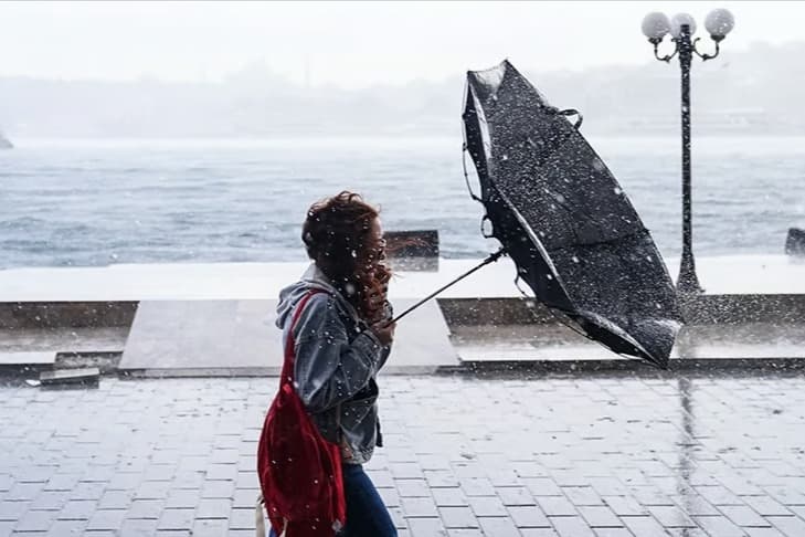 Meteoroloji uyardı: Ülke genelinde sağanak yağış ve kuvvetli rüzgar etkili olacak