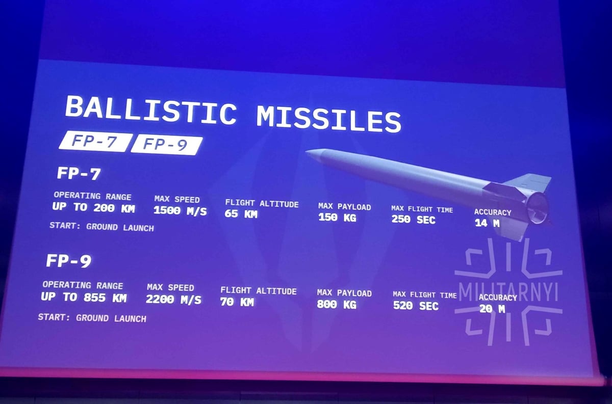 FP-7 ve FP-9 balistik füze