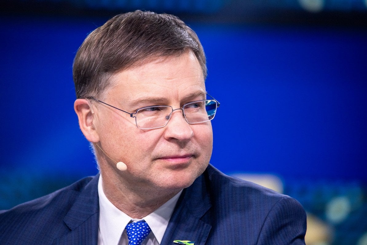 AB’nin Ekonomi Politikaları Yüksek Temsilcisi Valdis Dombroskis - LSM