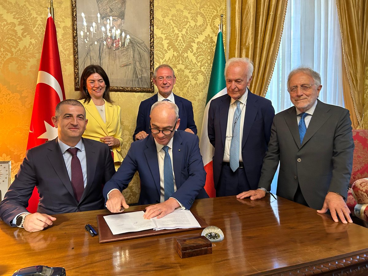 Süreç bugün İtalya'da düzenlenen imza töreniyle resmen tamamlandı