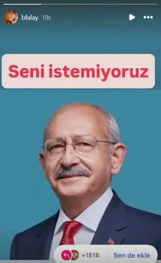 Barış Falay sosyal medya paylaşımı