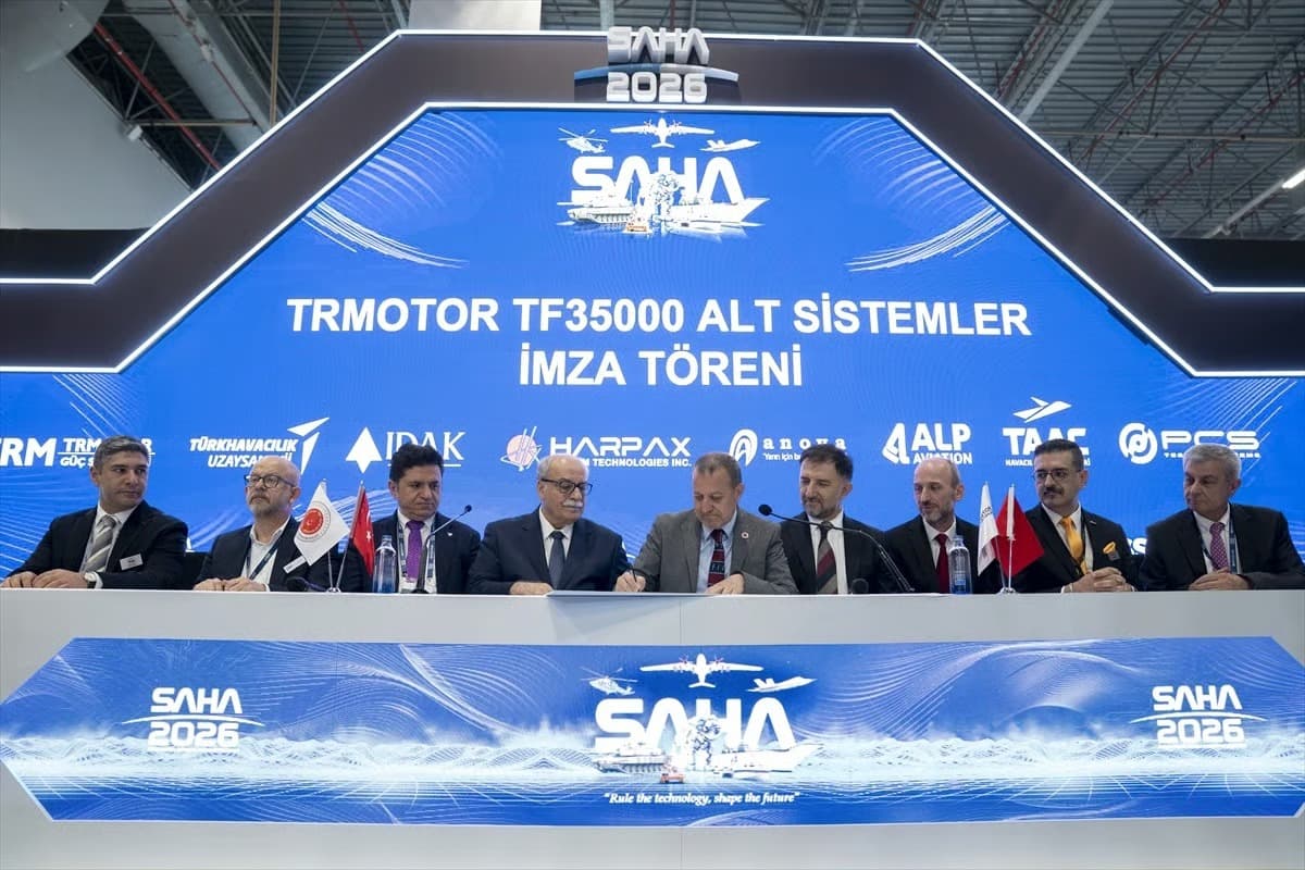 SAHA 2026'da TRMOTOR TF35000 Alt Sistemler İmza Töreni düzenlendi