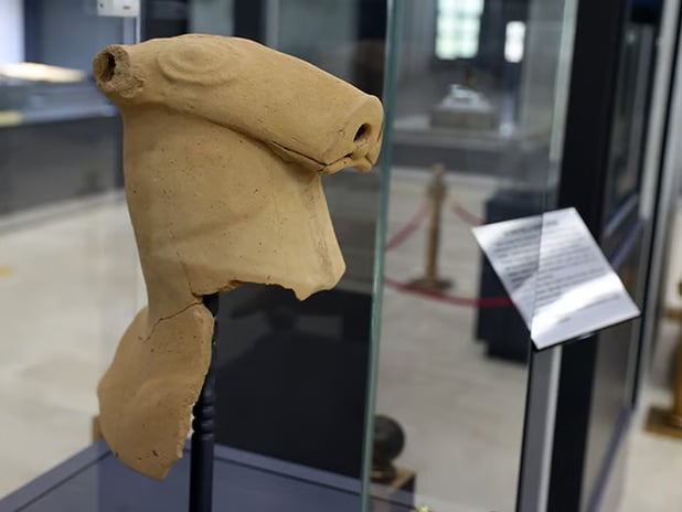 Sivas'ta kepçeye Hitit Testisi takıldı