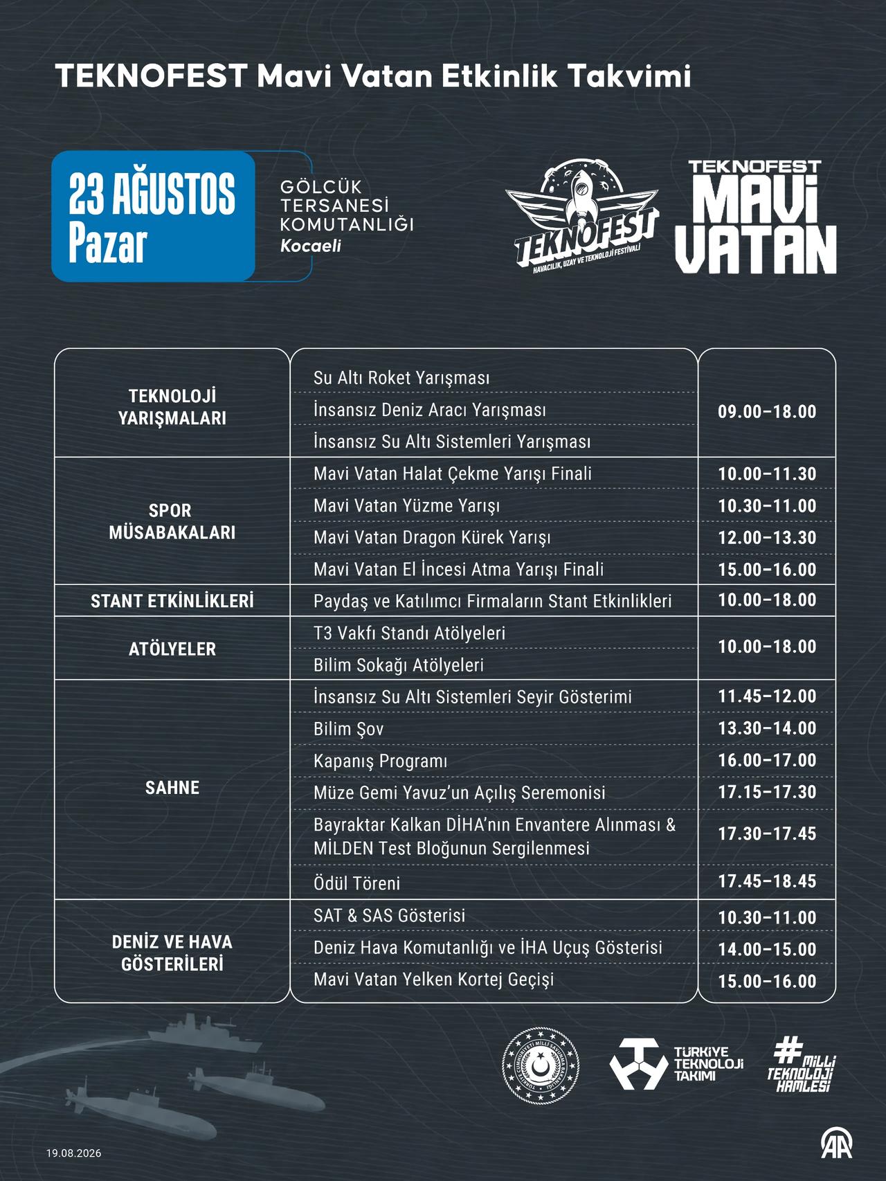 Donanma Kenti Gölcük'te Teknofest geri sayımı sürüyor | İşte etkinlik programları