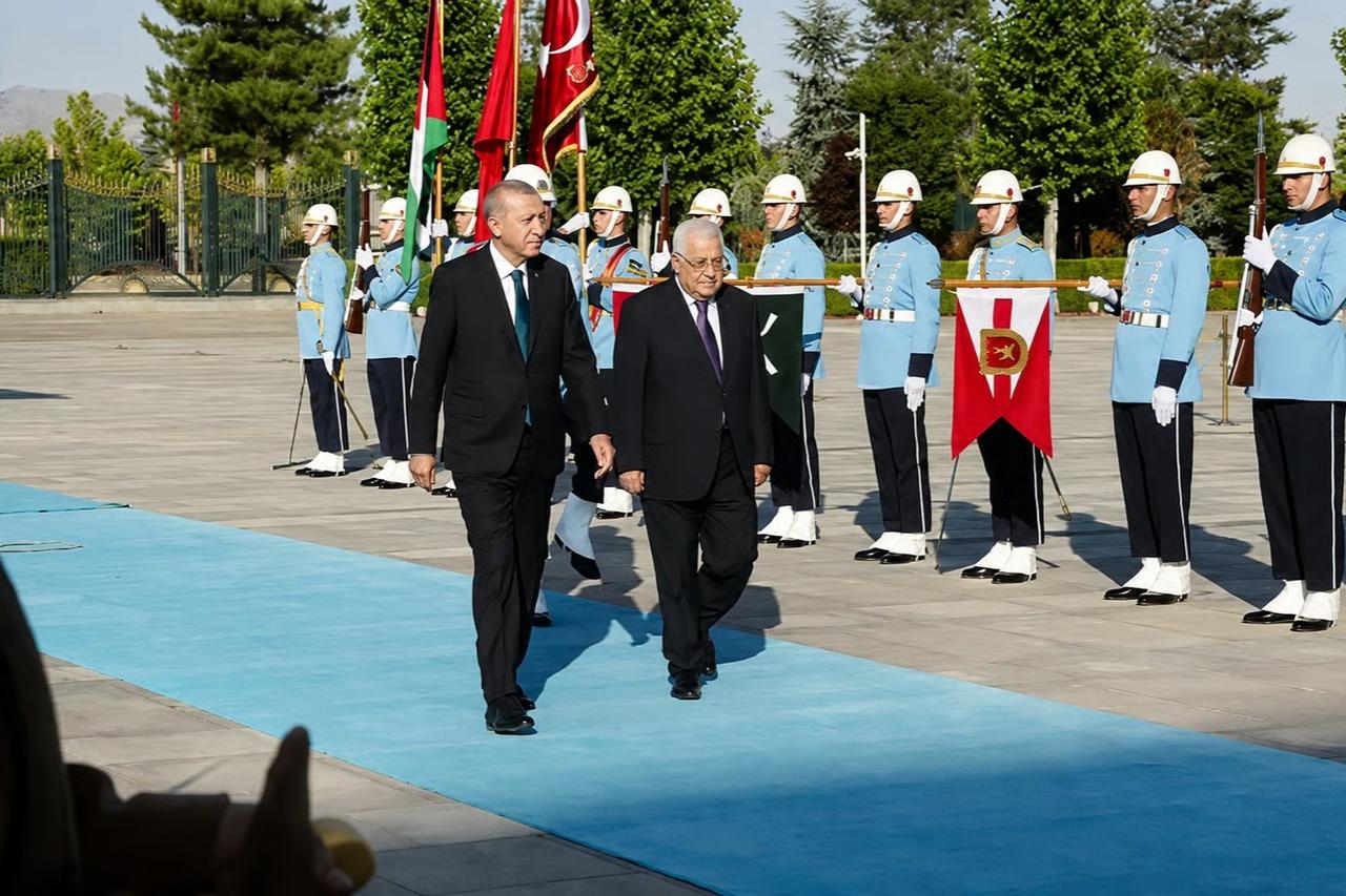 Filistin Devlet Başkanı Mahmud Abbas Ankara'da 