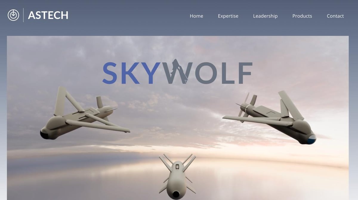 Astech Defence web sitesinde sergilenen mühimmatlar